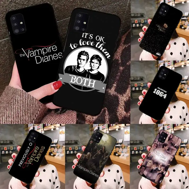 

The Vampire Diaries Stefan Phone Case black For Samsung galaxy S 21 20 10 8 A 51 71 50 21s 70 40 20 20e note 10 plus Ultra 5g fe