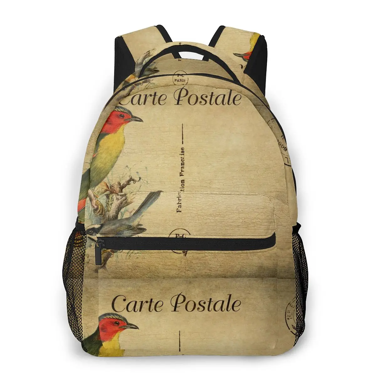 

Рюкзак для альпинизма, винтажные сумки через плечо с изображением птиц и открыток, рюкзаки