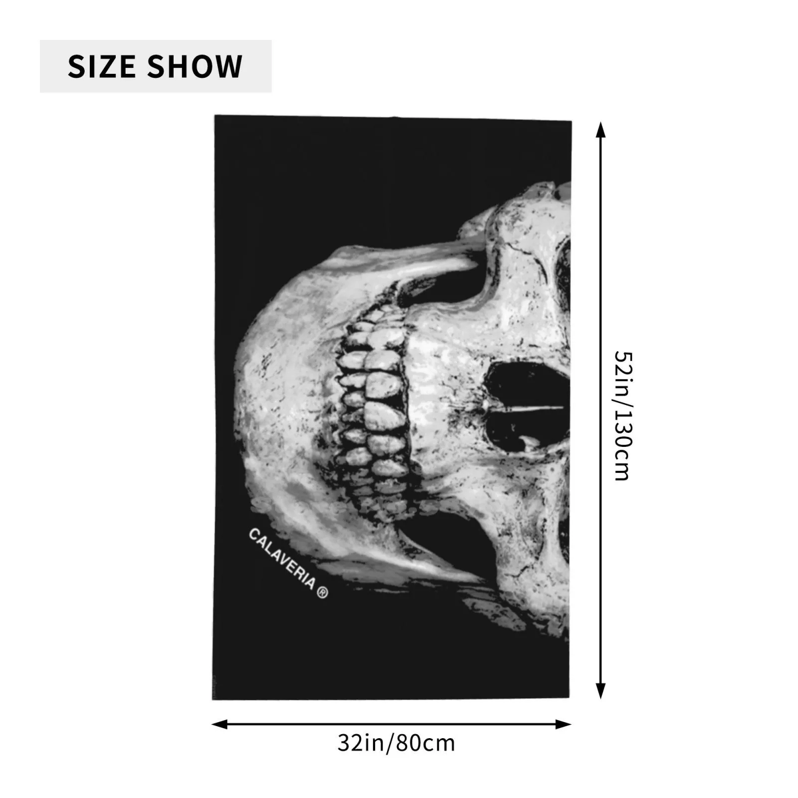 Реалистичное искусство быстросохнущие пляжные рандомные полотенца с черепом