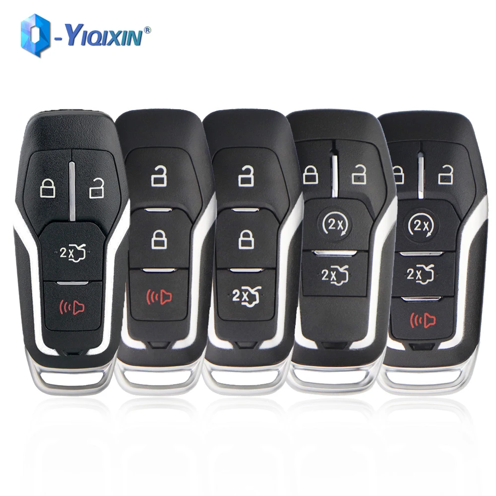 YIQIXIN 3/4/5 кнопки дистанционный умный Автомобильный ключ оболочка для Ford Fusion Explorer