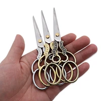 embroidery and sewing scissors for metal sewing thread cutter craft supplies scissors stainless steel vintage golden scissors