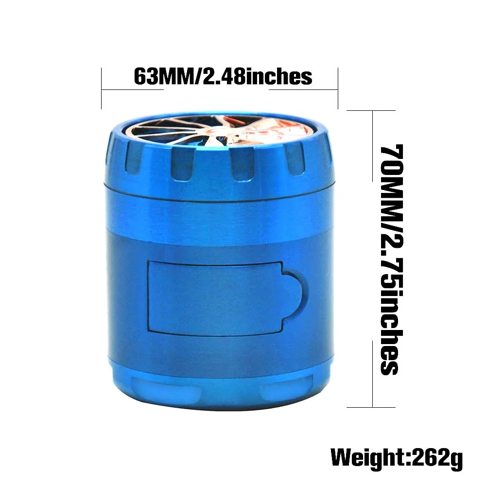 63 мм шлифовальный станок Многофункциональный цинковый сплав курительная