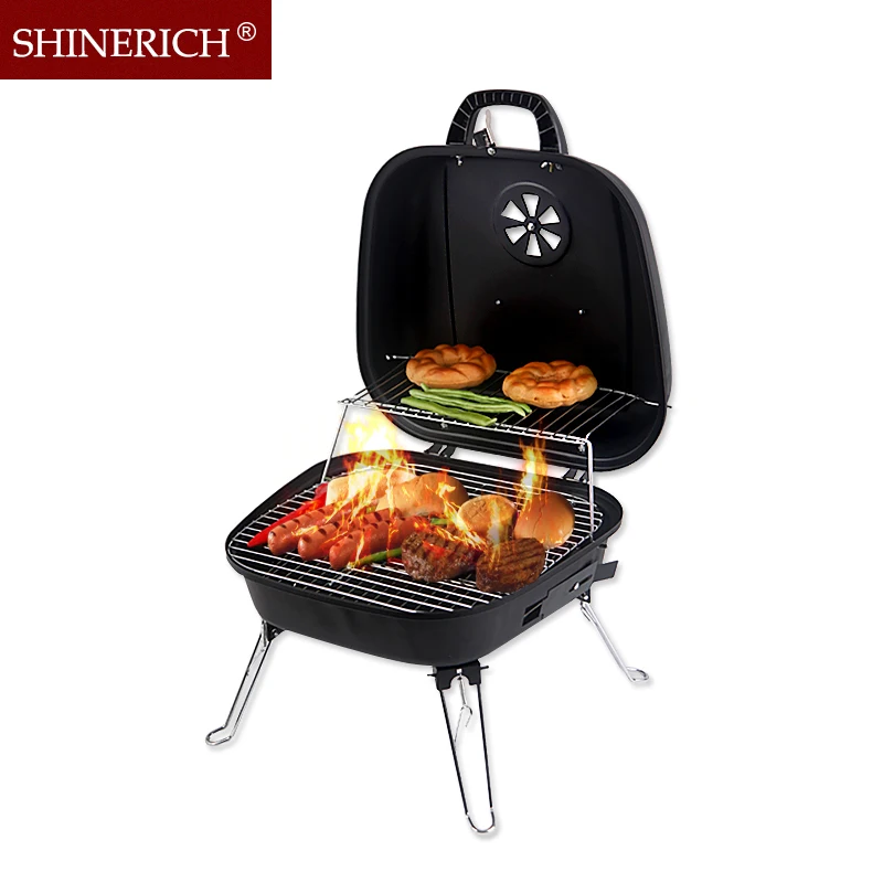 Инструмент для барбекю духовка на угле уличная портативная простой маленький