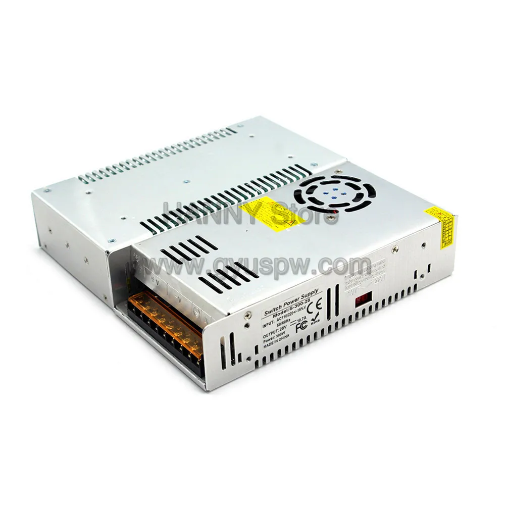 Источник питания постоянного тока 28V 10.7A 300W трансформатор драйвера 220V 110V AC к DC28V SMPS