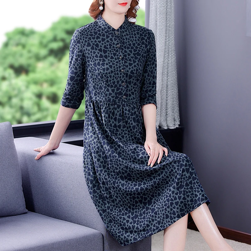 

Autumn Winter New Thicken Mink Warm Vestido 2022 Print Elegat Bodycon Midi Dress Women Korean Vintage Casual Evening Party Dress