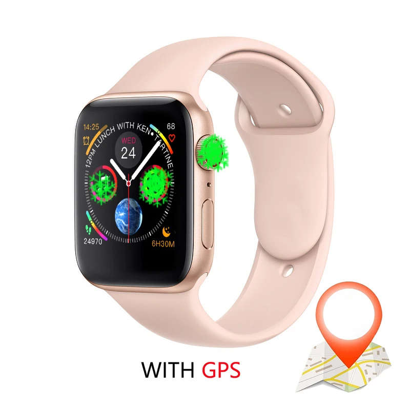 IWO 10 Смарт часы Bluetooth 1:1 Series 4 gps Inteligente Pulseira IP32 водонепроницаемые Android для