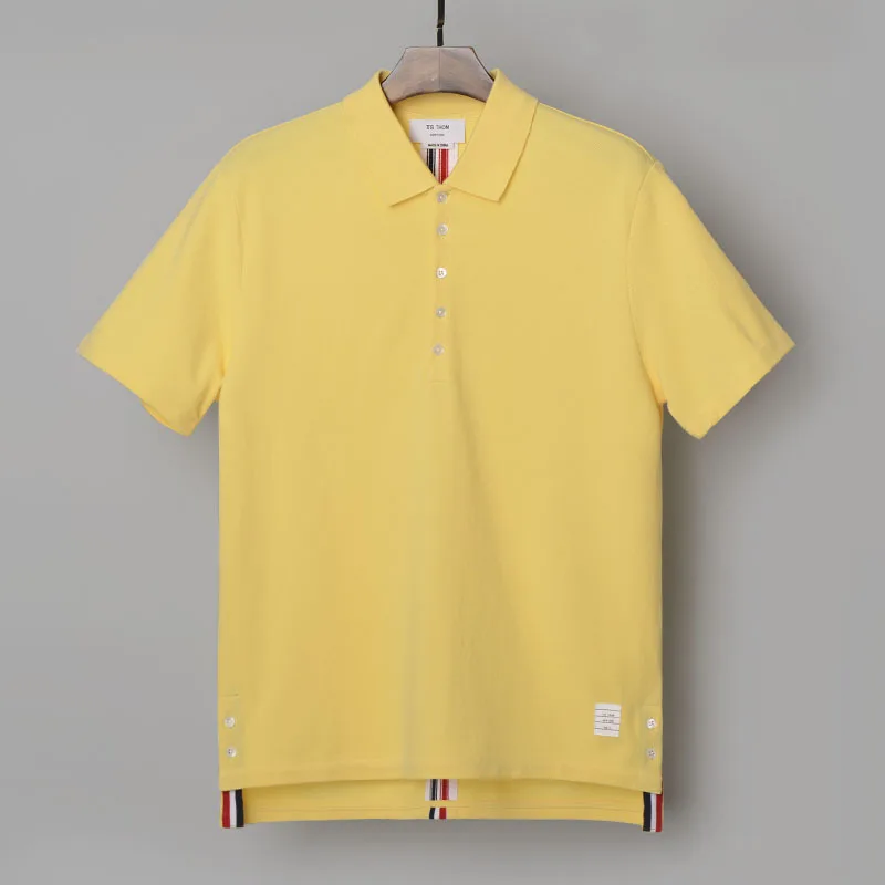 TB поступления 2020 том новые мужские рубашки с коротким рукавом плетеной лентой на