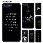 MaiYaCa Monsta X Kpop Band чехол для телефона с логотипом для iPhone 5 6S 7 8 plus 11 12 13 Pro X XR XS Max Samsung Galaxy S8 S9 S10 plus