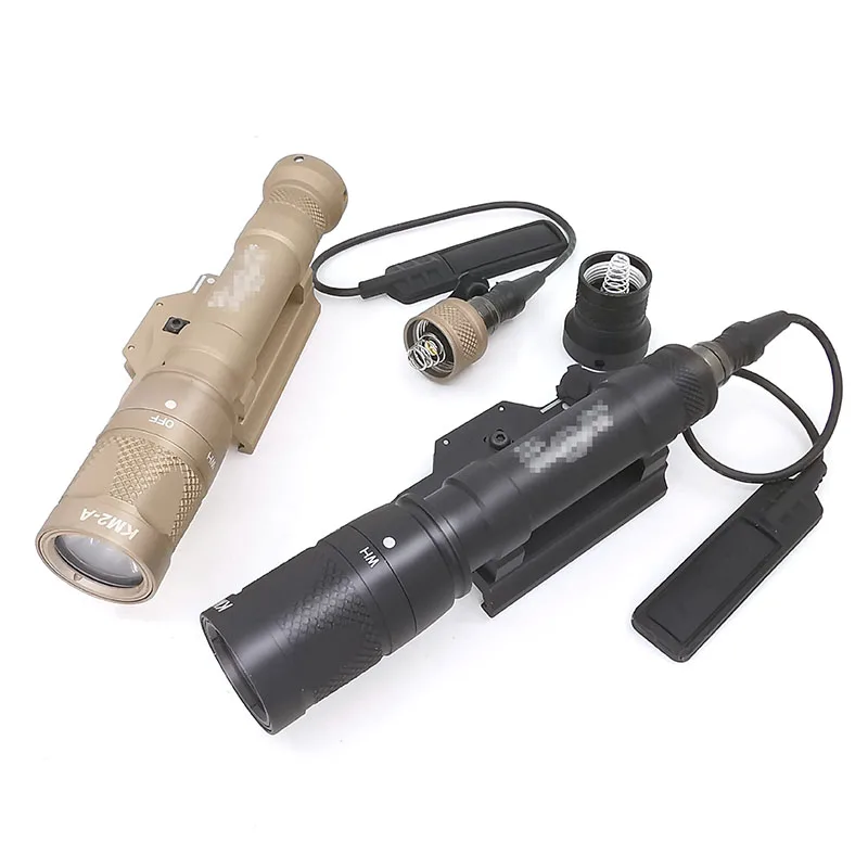 

M620V Led Flashlight Flashtorch Tactical Light QD Mount With Remote Pressure Switch Controller Fits 20mm rail hunting scope