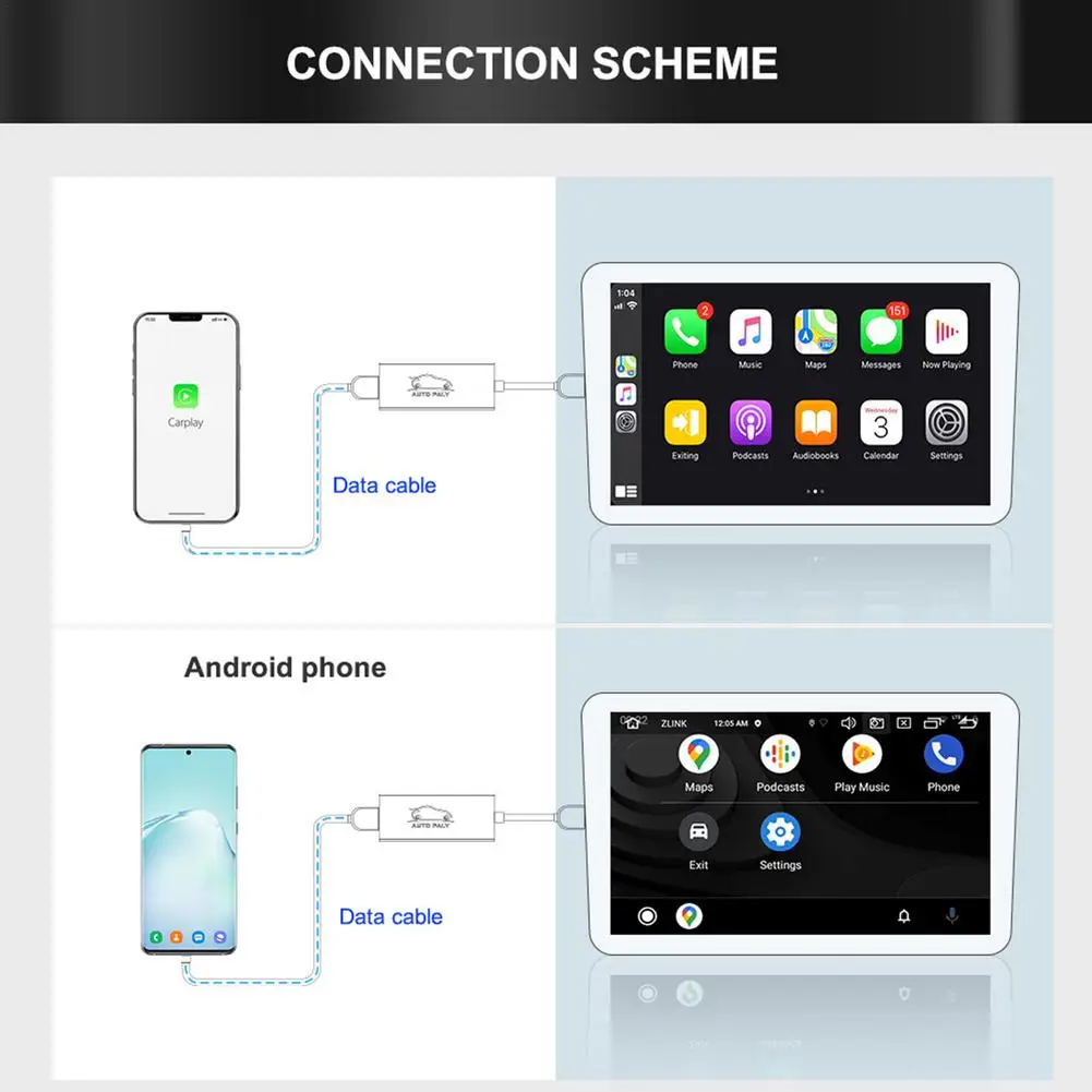 Carlinkit беспроводной адаптер Carplay автоматический Usb-адаптер для IOS и Android - купить по