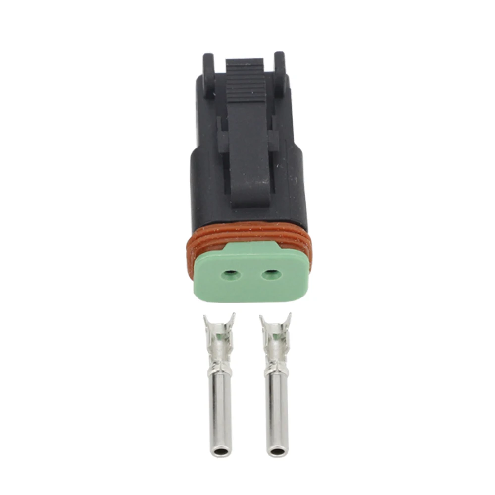 Черный 5 комплектов 2 Pin/Way DJ3021Y 1.6 11/21 DT разъемы DT04 2P/DT06 2S автомобильный