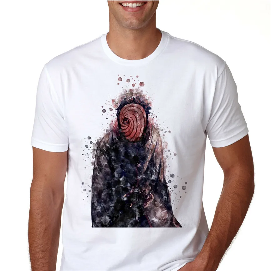 Наруто футболка Аниме хлопок унисекс боруто Саске фильм рубашка Манга подарок X357