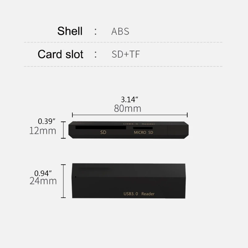 Acasis Высокоскоростной Новый Usb 3 0 Micro-SD TF SDHC кардридер мини-адаптер | Компьютеры и