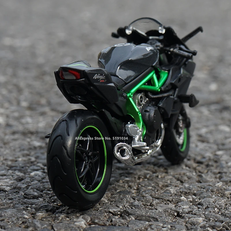 Модель мотоцикла Maisto 1:18 Kawasaki NINJA H2R 1000 BMW Ducati Moto оригинальная Авторизованная
