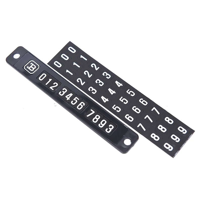 Парковочная карта Универсальная автомобильная Временная магнитная телефонная