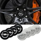 4 шт. Центральная втулка колеса автомобиля крышки Эмблемы наклейки для Защитные чехлы для сидений, сшитые специально для Opel Astra H G J Corsa Insignia Antara Meriva Zafira