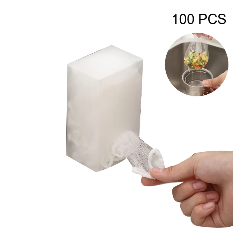 

Anti-clogging Elastic Sink Strainer Filter Bags Disposable Kitchen Sink Strainer Mesh Floor Drain Leak Mesh Hair Catcher