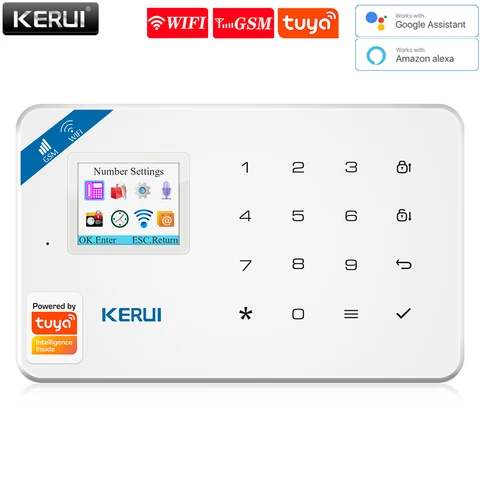 Беспроводное приложение KERUI W181 с поддержкой Wi-Fi и GSM