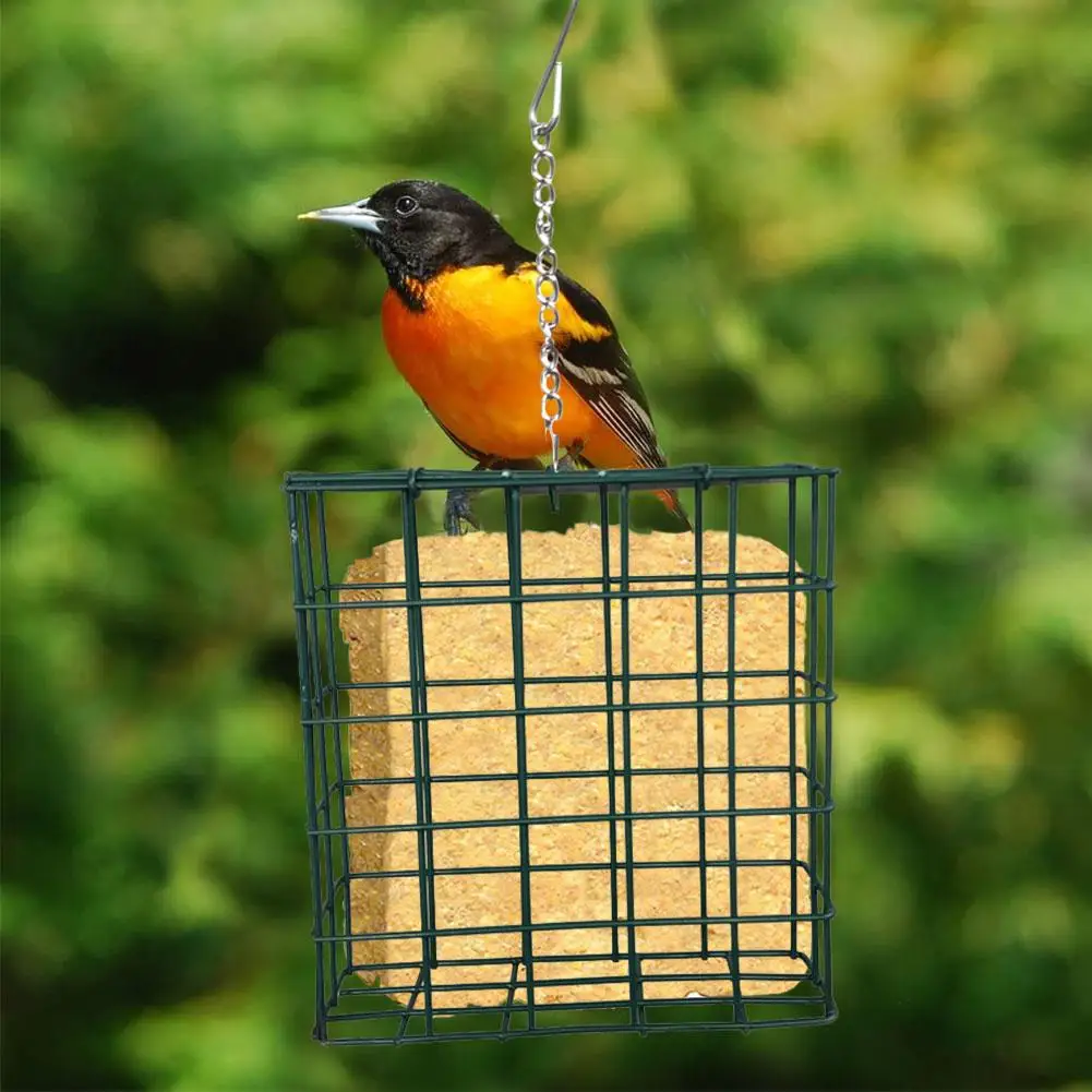 Кормушка для птиц железная проволока Квадратный Блок хлеба пирожных сует