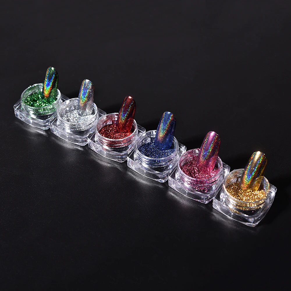 Роллинг зеркальный порошок Лазерная пыль пигмент блестящий металлик аксессуары