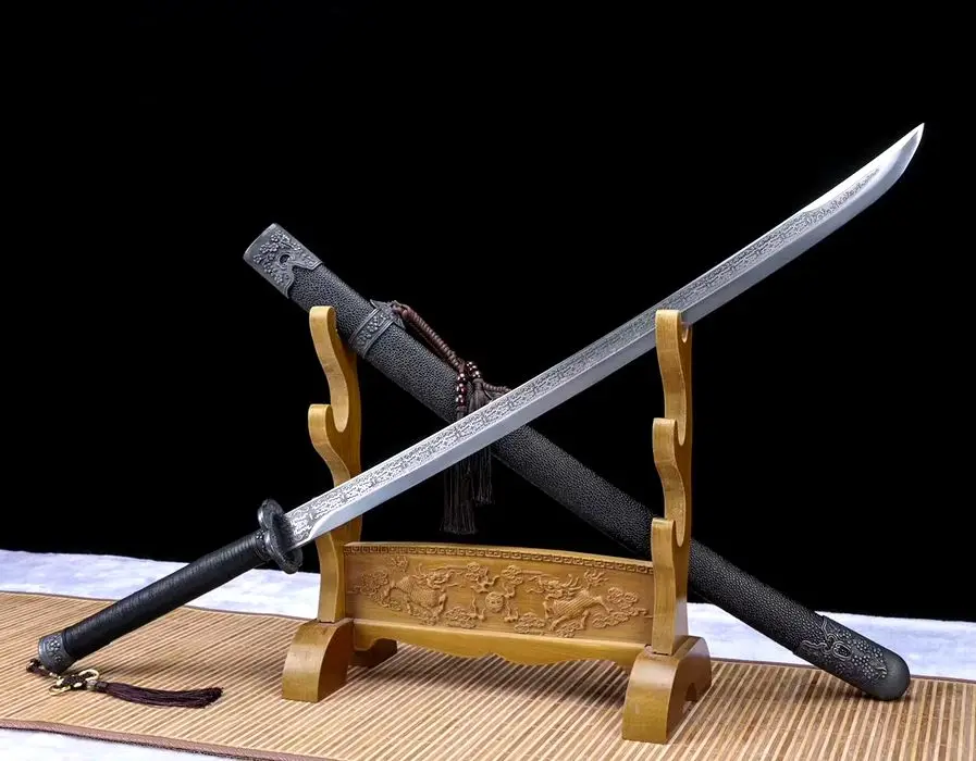 

Кованые династии Цин стиль housecarl Broadsword меч falchion клинок из марганцевой стали нож-край