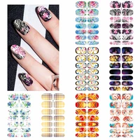 1 sheet optional beautiful full cover wraps nails decals water transfer nail art stickers