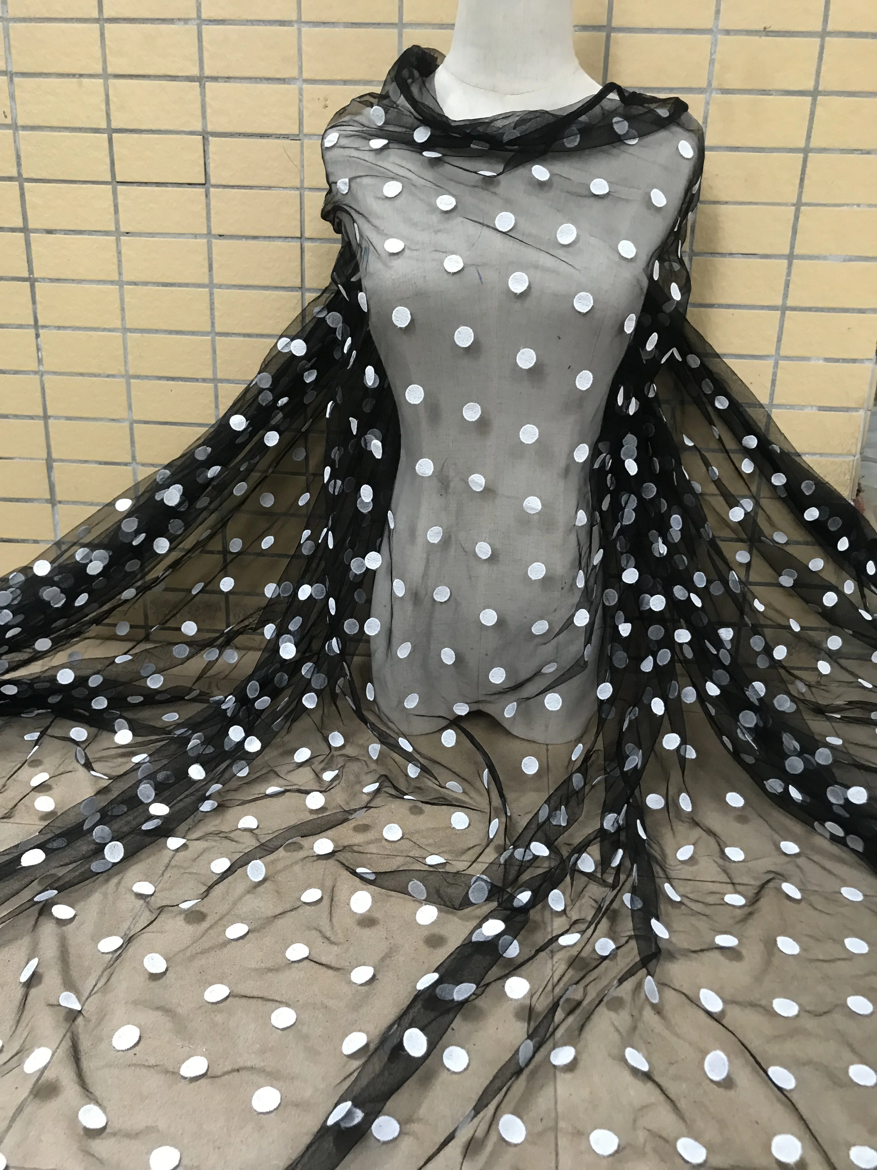 Распродажа кружевная ткань с вышивкой в нигерийском стиле ZH-20986 африканская