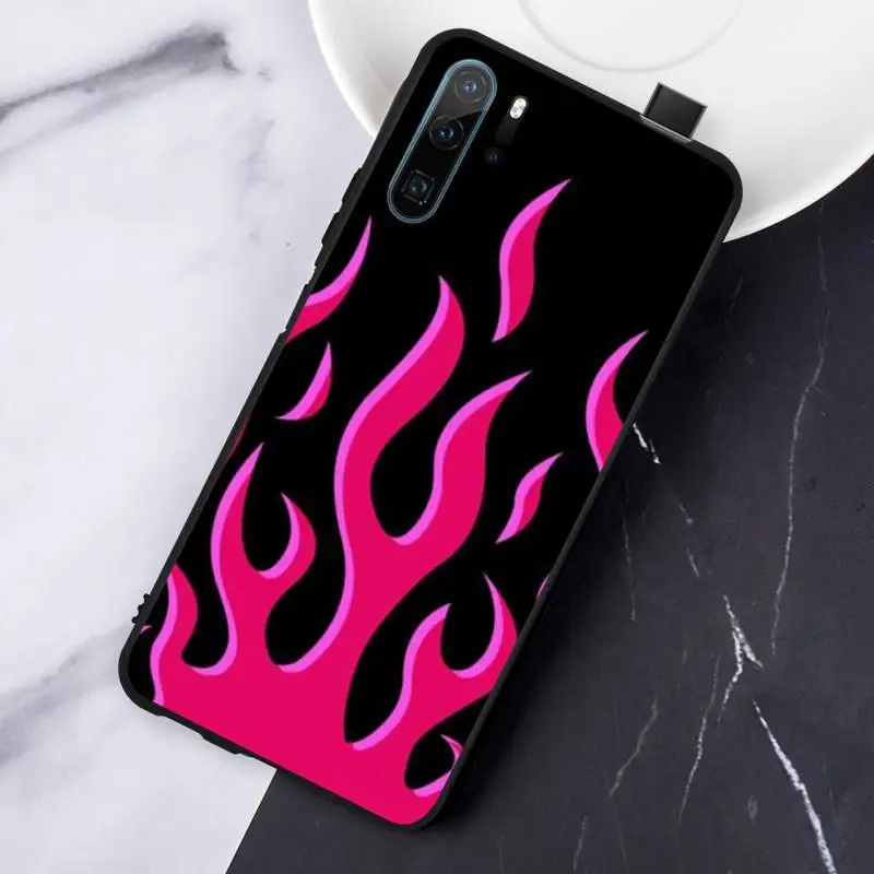 

Flame pattern Colorful sparks Phone Case For Huawei honor Mate P 10 20 30 40 Pro 10i 9 10 20 8 x Lite
