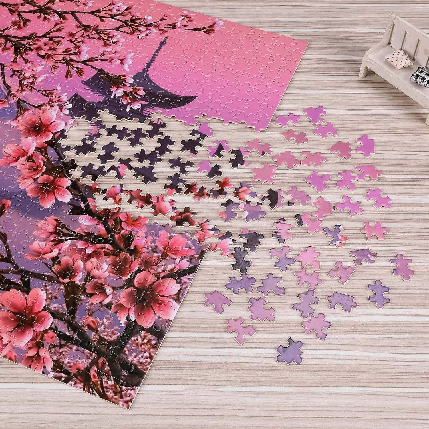 

1000 шт., детский Развивающий пазл для дома