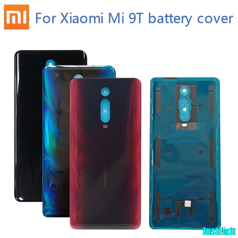 Оригинальная Крышка батарейного отсека для Xiaomi Mi 9T Задняя стеклянная крышка