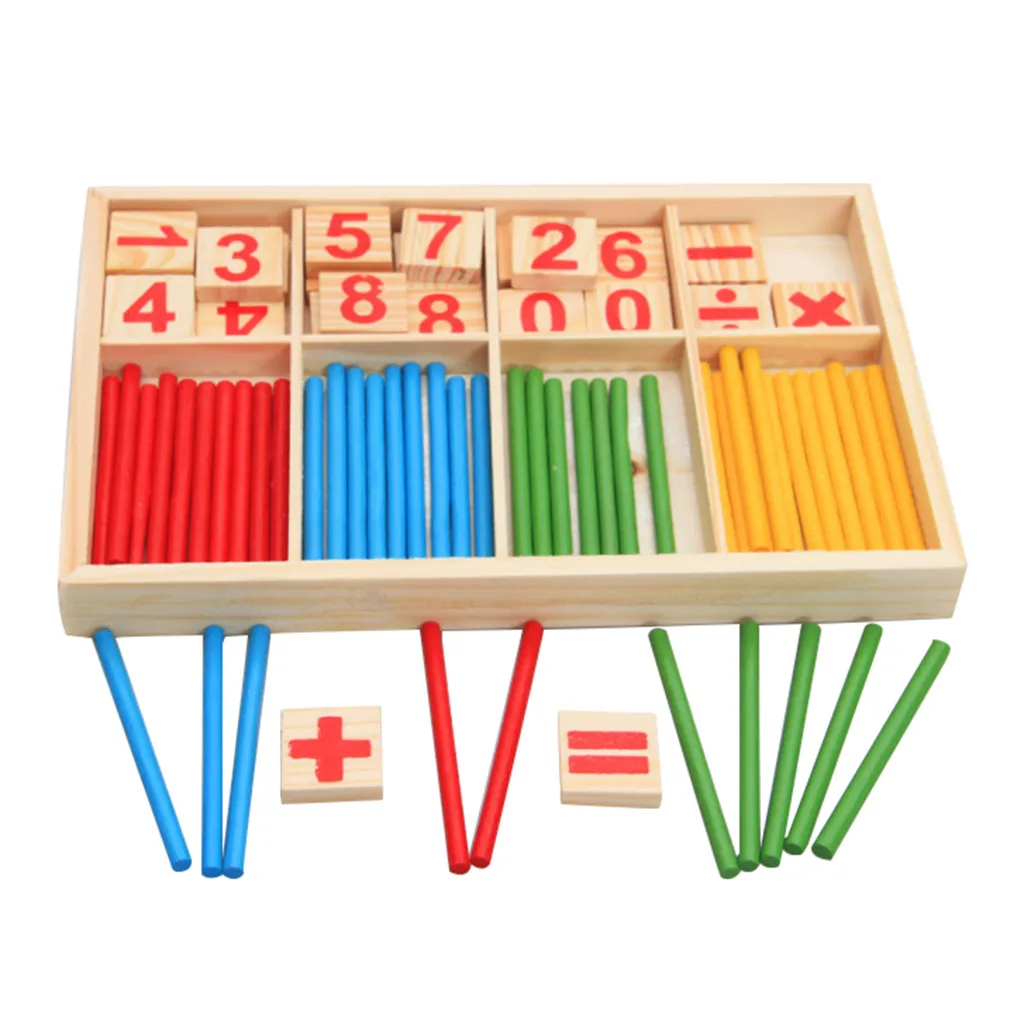 Новые деревянные развивающие математические числа рассчитать игра игрушка