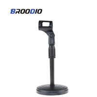 foldable microphone stand shock mount professional microphone foot mic stands microphone wind protection holder bracket clamp
