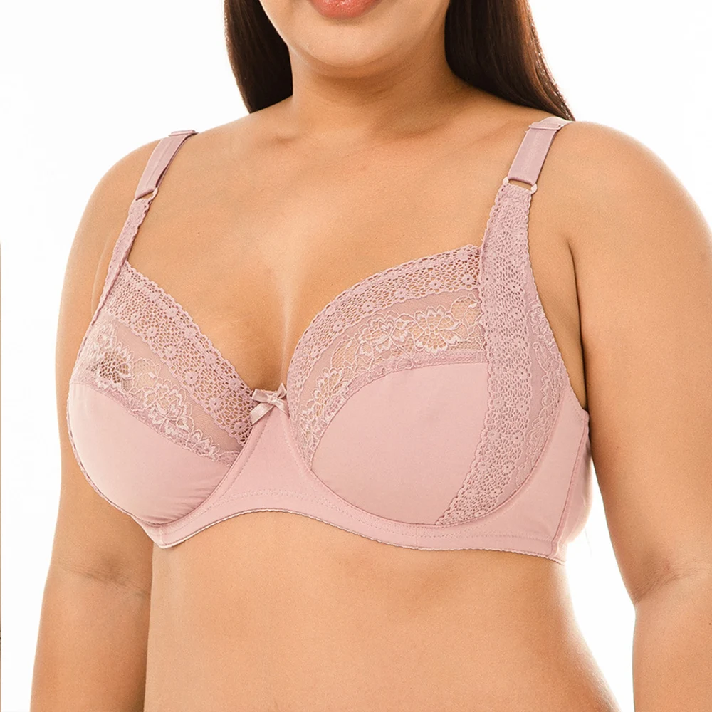 Womens Lace Bras Bralette Underwire Underwear Ultra Thin Brassiere Sexy Lingerie BH Tops B C D DD E Cup