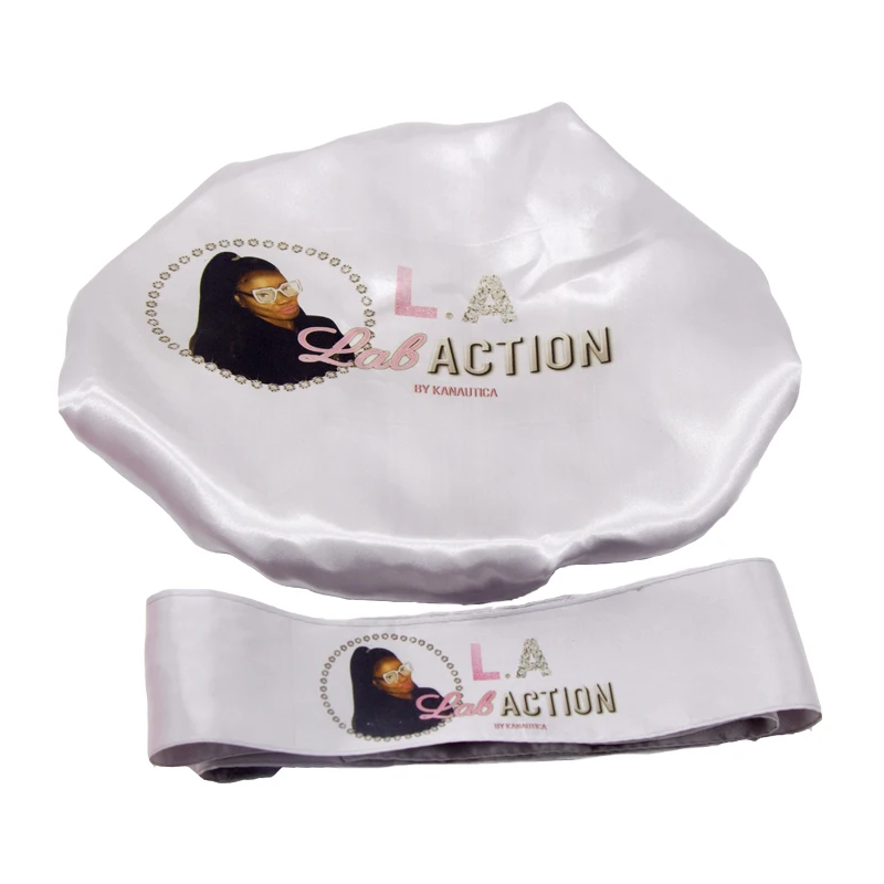 Женские длинные/короткие Колечки с логотипом на заказ 2 слоя из полиэстера и