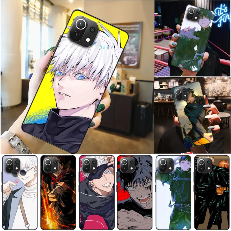 

Jujutsu Kaisen Fushiguro Megumi Sukuna Yuji Itadori Satoru Gojo Phone Case For Xiaomi 11 Lite Pro Ultra Cases Soft TPU