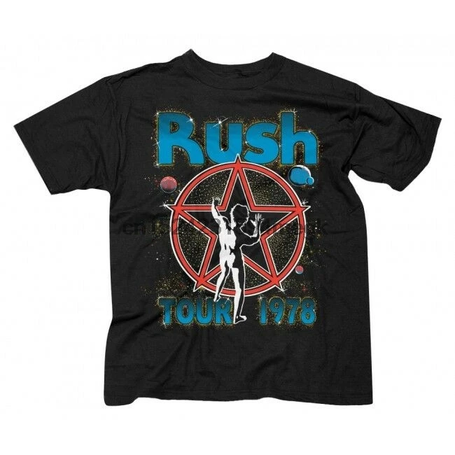 Раш старман Тур 1978 футболка S M L XL 2XL новый официальный контроль промышленности