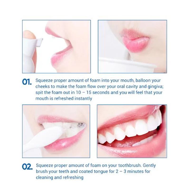 Отбеливатель зубов LANBENA мусс для отбеливания инструмент чистки гигиена полости