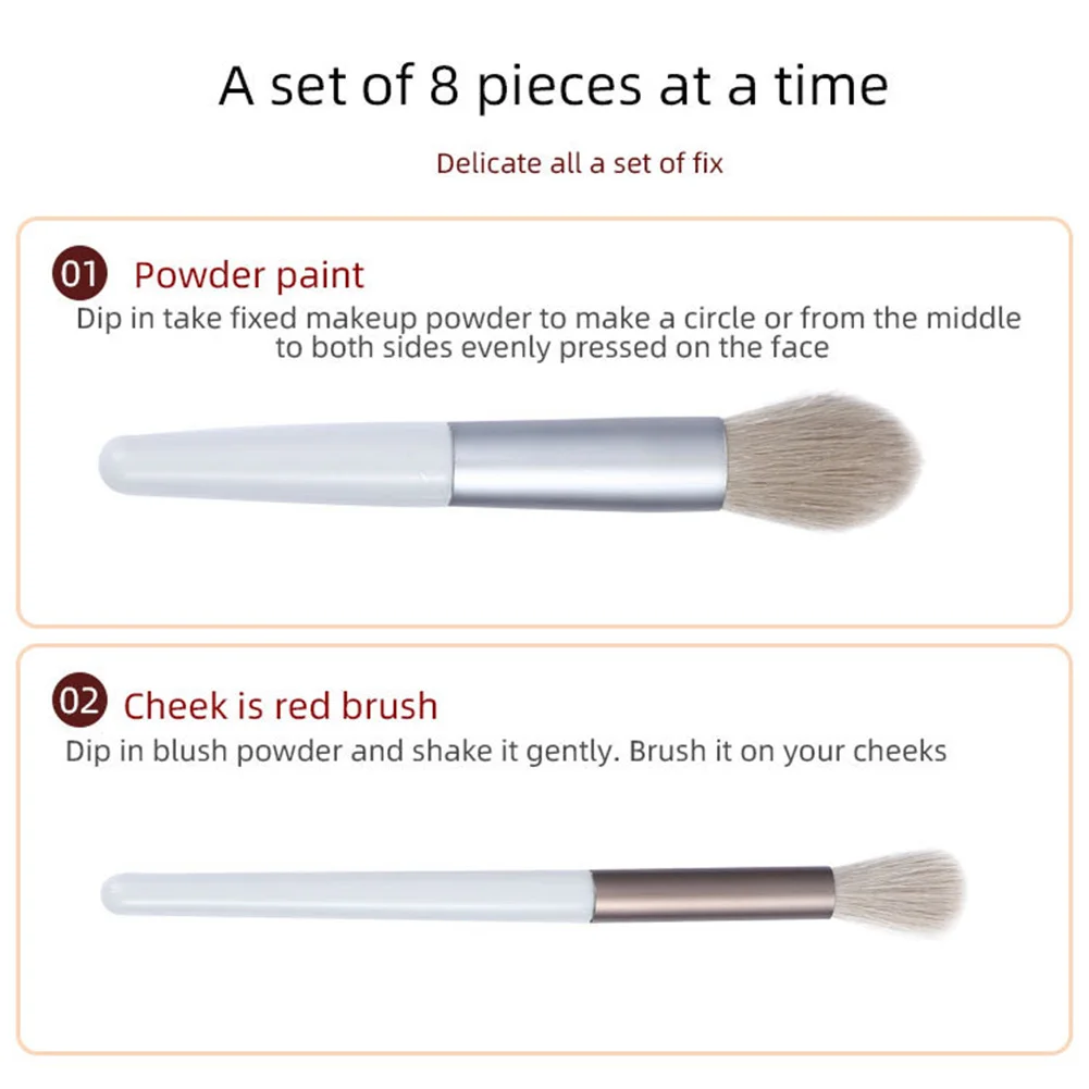 

Makeup Brush Kit Eyebrow Eyeshadow Blush Powder Lip Brush Makeup Tool Perfect Gift For Beginners Makeup Artists Makeup Brushes