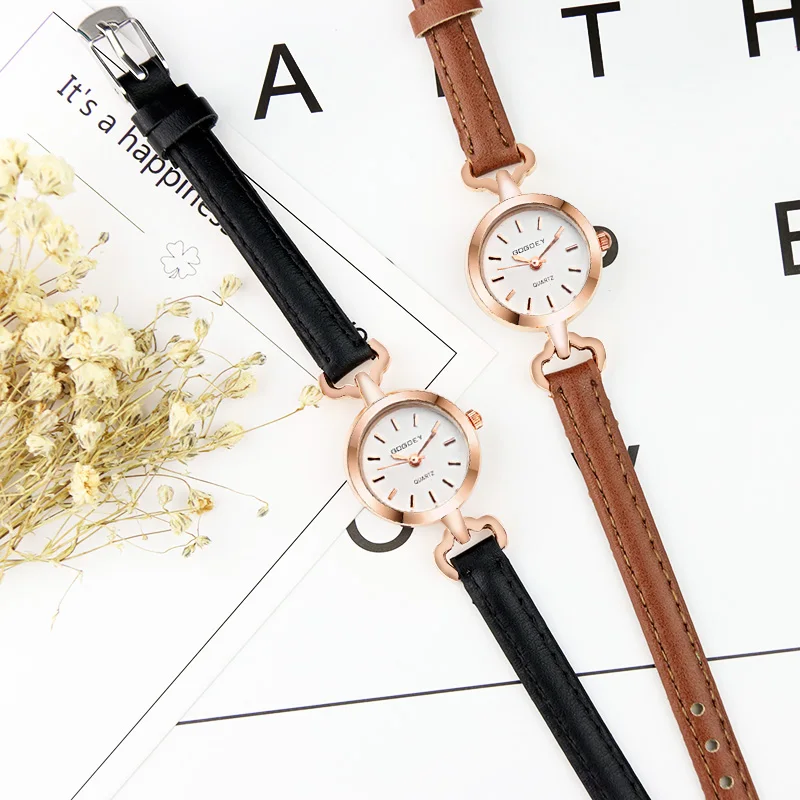 

GOGOEY Bracelet Ladies Watches Wrist Watch Women Small Dial relogio feminino Leather Band Fashion Casual Women's Clock reloj