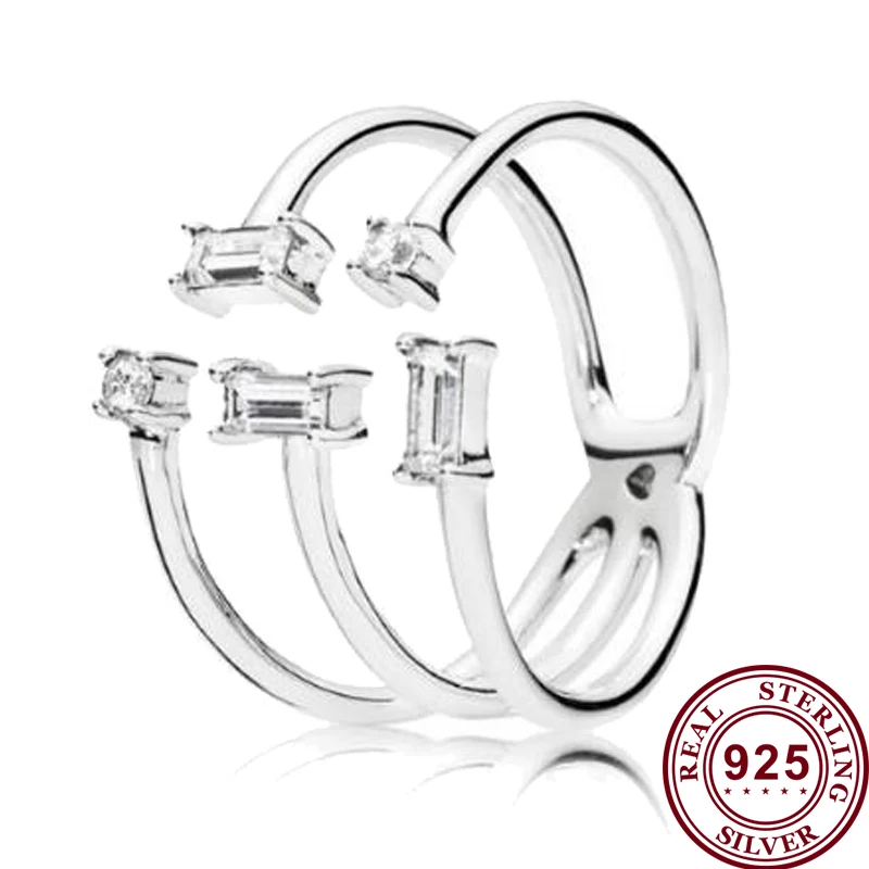 

2020 New 925 кольцо Silver Pan Ring Glitte Pan Ring Ice Fragment Pan Ring For Women Wedding Party Gift Fashion Jewelry