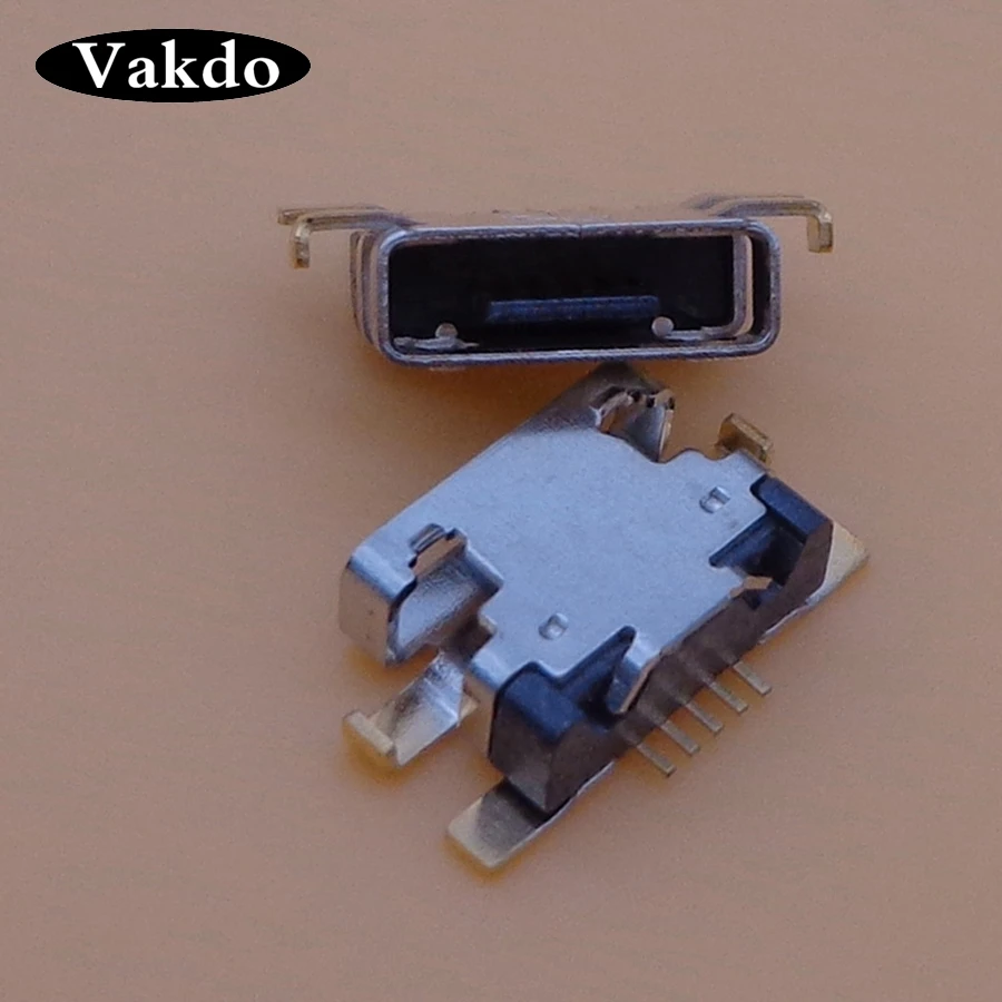 1 100 шт. разъем Micro USB 5 P контактный micro female для зарядки порт V8 и передачи данных
