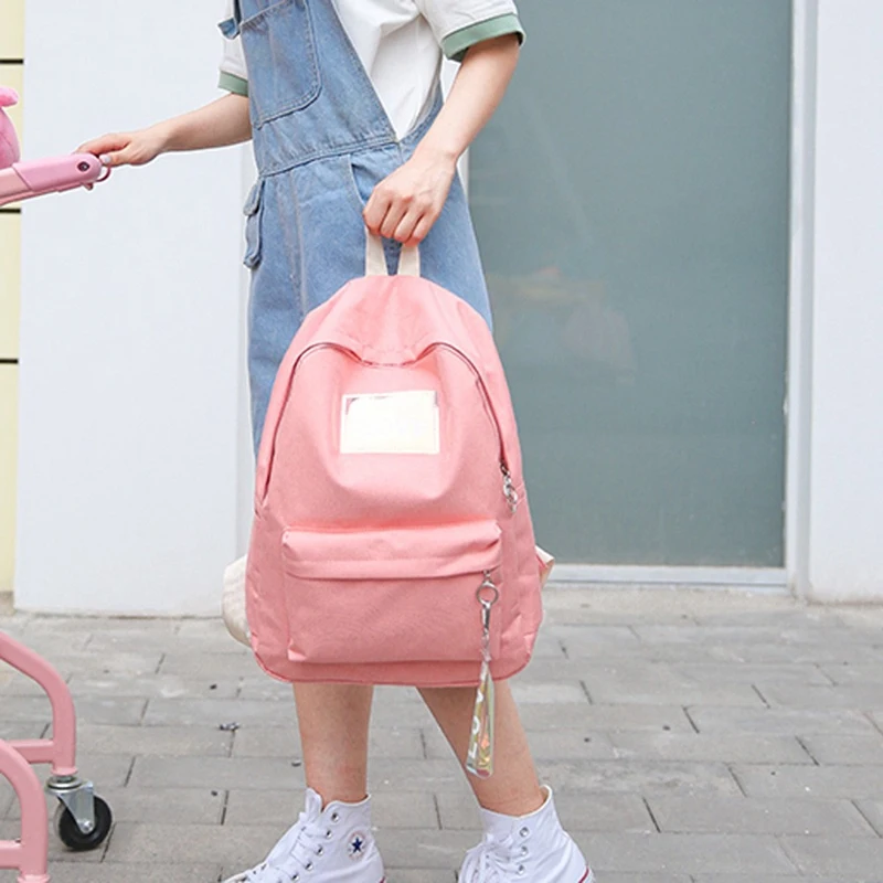 Backpack Women'S Fashion Casual Sports Travel Girl Female Large-Capacity Bag Korean Version Of The Shoulder Ba |