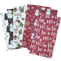 23cm christams paper gift packaging bags 23cm cartoon santa elk snowflake christmas tree bags for new year xmas navidad package