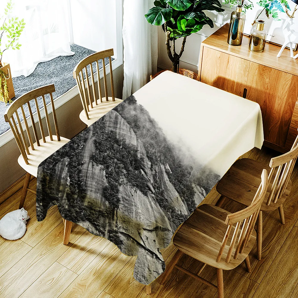 

Washable printed pattern washable decorative household waterproof tablecloth