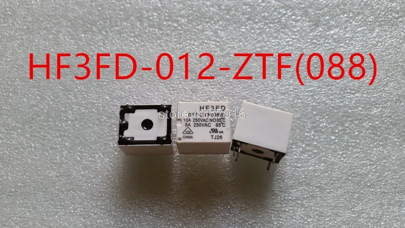 Реле HF3FD 012 ZTF (676) 5 Pin 12VDC ZTF|Реле| |