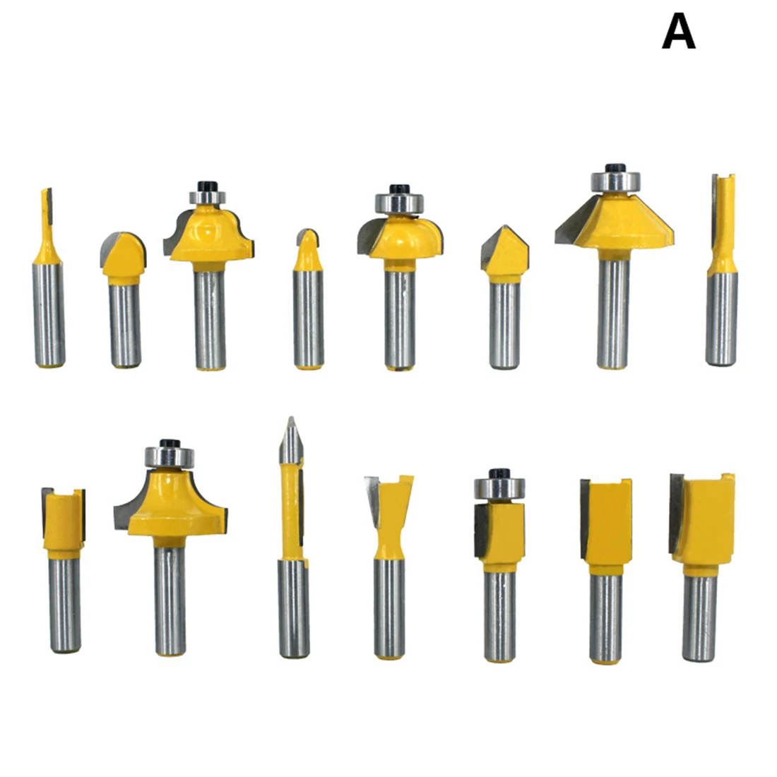 15 шт. Концевая фреза 8 мм хвостовик фрезерного набор из быстрорежущей