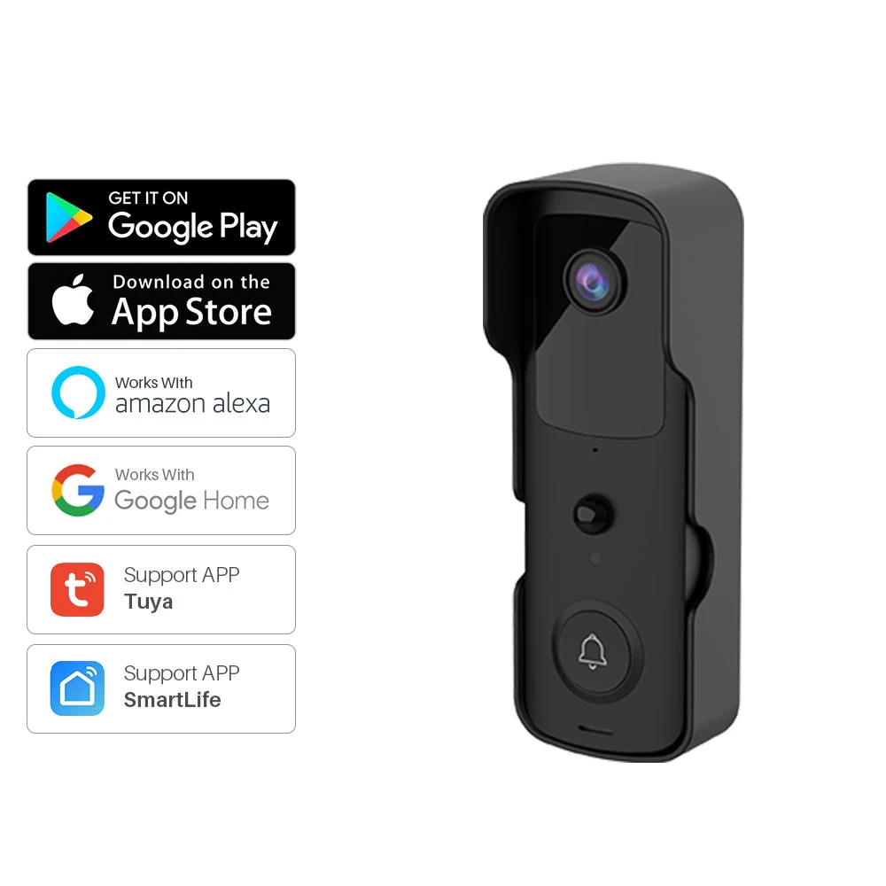 

Видеодомофон Alexa, 1080P, Wi-Fi, с камерой