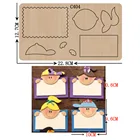 Пресс-формы для скрапбукинга C404, деревянные