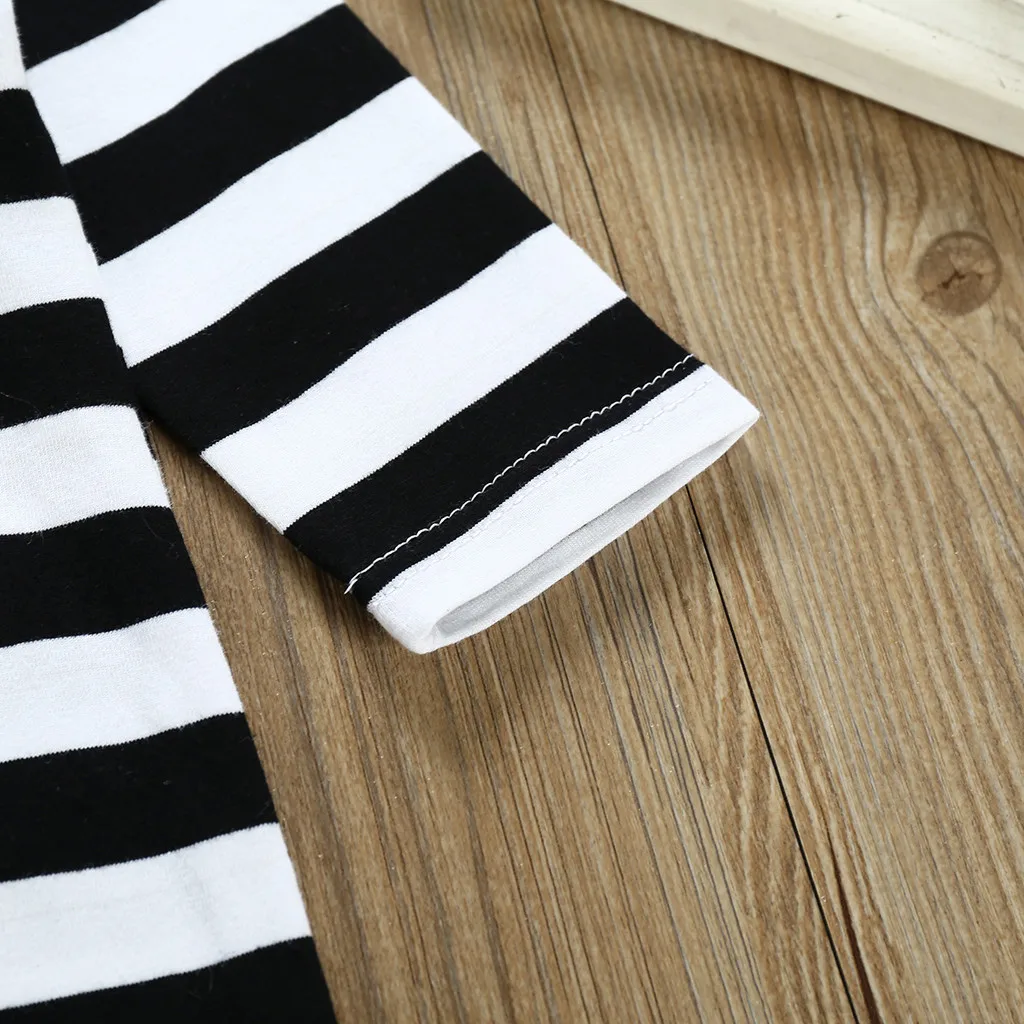 Детский комбинезон в полоску с принтом Санты|Ромперы| |