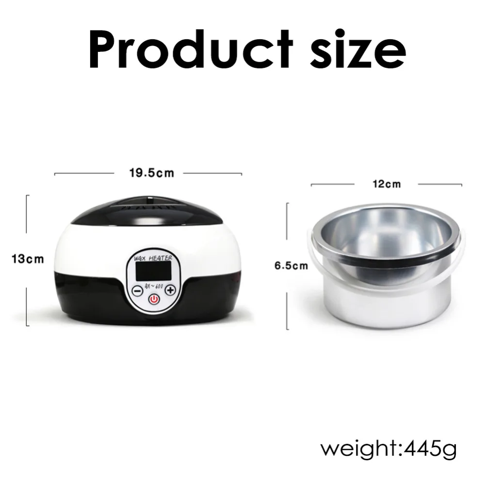 Восковый нагреватель парафина цифровой для удаления волос с ЖК-экраном | Бытовая